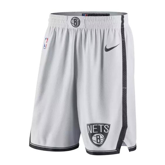 شلوارک اسپرت مردانه نایکی مدل Nike NBA Brooklyn Nets Swingman short AJ5583-100|باسلام (بولگانو مرجع کفش و  اورجینال)