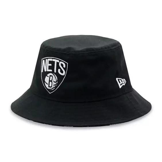 کلاه مردانه نیو ارا مدل New Era Brooklyn Nets Print Infill Bucket Hat NW60298687-001|باسلام