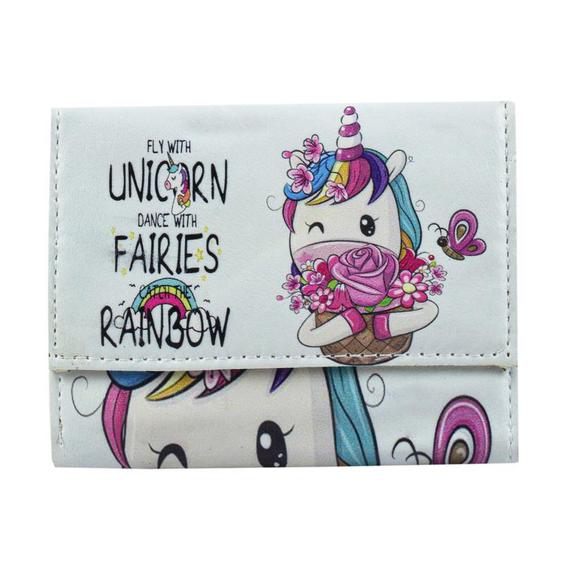 کیف پول دخترانه مدل FLOWER UNICORN 8537|دیجی کالا