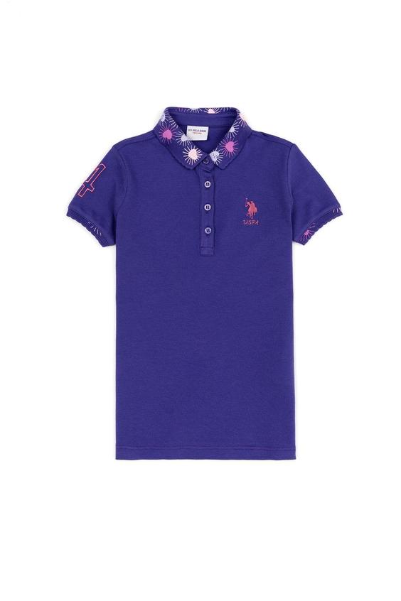 تیشرت دخترانه یو اس پلو اورجینال آبی U.S. Polo Assn. G084SZ011.000.1370378|ترند نهران