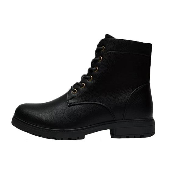 نیم بوت مردانه مکس مدل Monochrome Ankle Boots with Lace-Up Closure|دیجی کالا