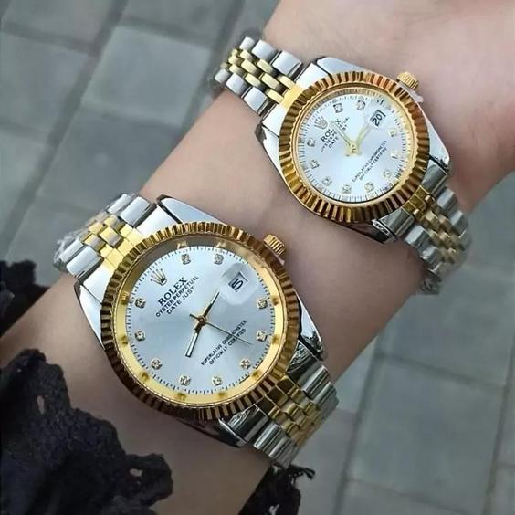 ساعت مچی زنانه و مردانه رولکس دیت جاست datejust کیفیت قوی رنگبندی شارژ شد با ارسال رایگان |باسلام