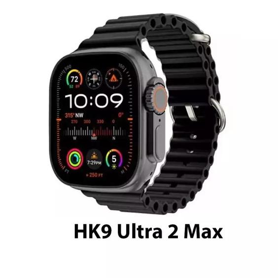 ساعت هوشمند طرح اولترا HK9 Ultra 2 Max رنگ مشکی|باسلام (برنارد گالری)