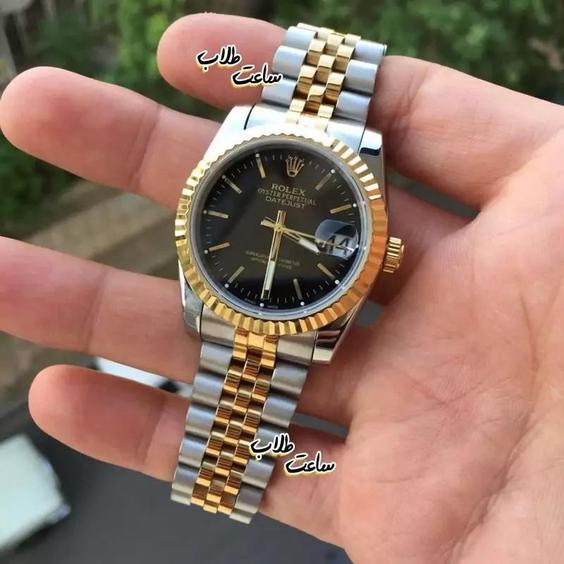 ساعت زنانه و مردانه رولکس Rolex کیفیت بالا  موتور ژاپن بدنه استیل|باسلام