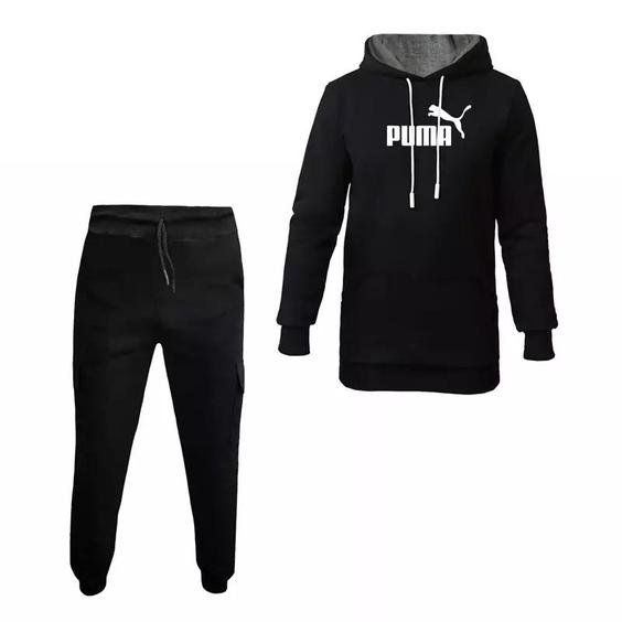 ست هودی کلاه دار طرح puma مدل t 48590|باسلام