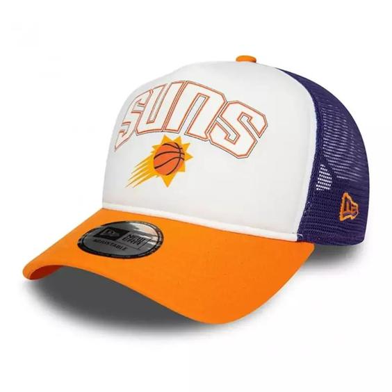 کلاه اسپرت مردانه نیو ارا مدل New Era Phoeneix Suns NBA Retro E-Frame Trucker Cap NW60434972-810|باسلام