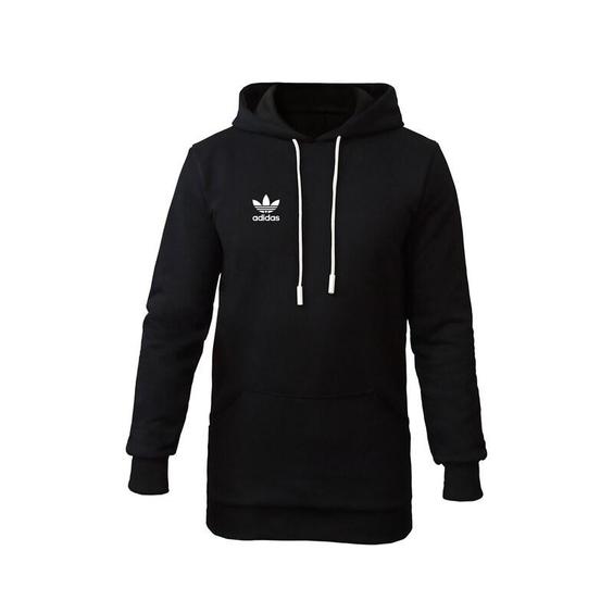 هودی کلاه دار مشکی طرح adidas مدل t  67847|باسلام (مستر اسپرت 2)