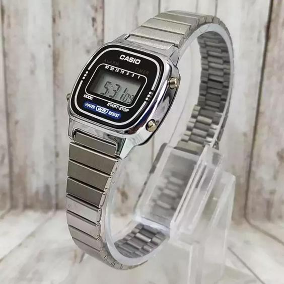 ساعت مچی زنانه نوستالژی بند استیل کاسیو Casio|باسلام (DrKala)