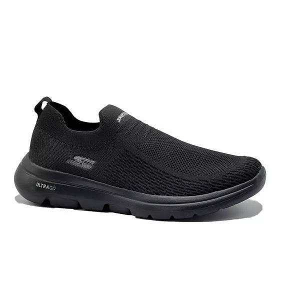 کتونی مردانه بزرگپا مدل اسکیچرز skechers رنگ تمام مشکی کد 65415|باسلام (poshaxcom)