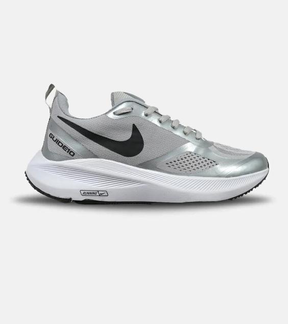 کفش کتانی مردانه طوسی مشکی Nike guide 10 مدل 4679|لوزی