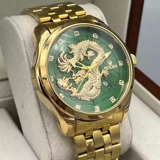 ساعت مچی مردانه بند استیل رولکس دارای رنگبندی Dragon rolex|باسلام (DrKala)