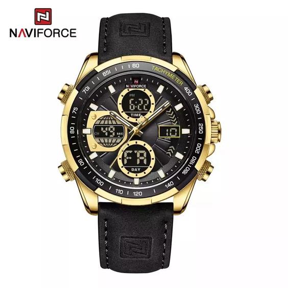 ساعت مچی مردانه نیوی فورس Naviforce 9197 NF G/B/B|باسلام