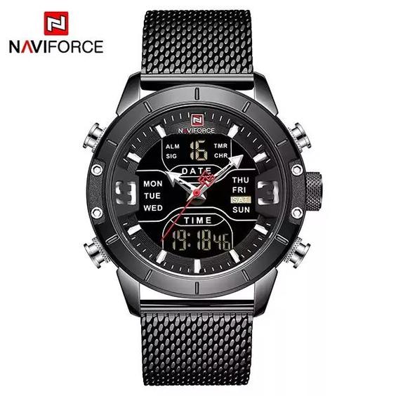 ساعت مچی مردانه نیوی فورس  NAVIFORCE 9153 رنگ مشکی |باسلام