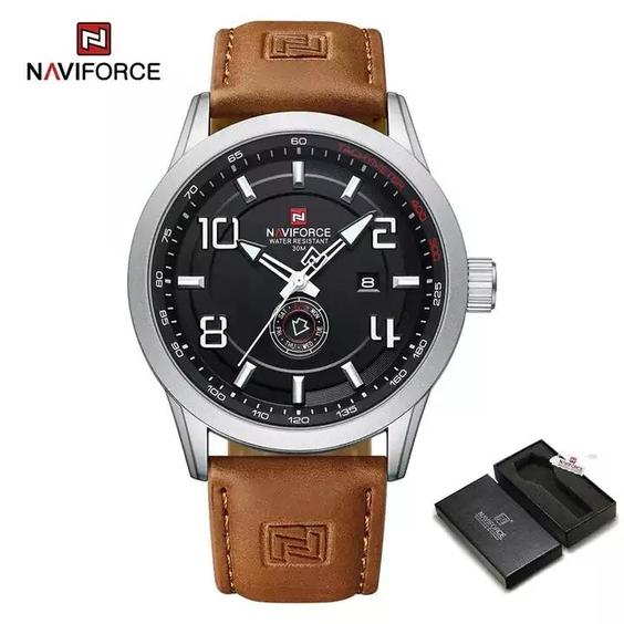  ساعت مچی مردانه نیوی فورس Naviforce NF 9229 S/W/L.BN|باسلام