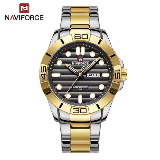 ساعت مچی مردانه نیوی فورس Naviforce NF 9198 G/B|باسلام