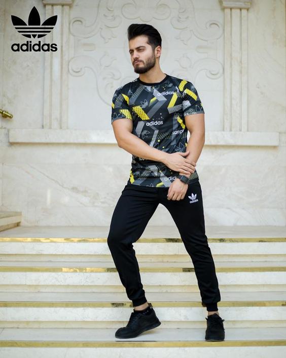 ست تیشرت و شلوار adidas مدل ORIGINAL (زرد)|بوتیک آرما