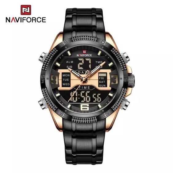 ساعت مچی مردانه نیوی فورس Naviforce NF 9201 RG/B|باسلام (گالری ساعت دقیقی24)