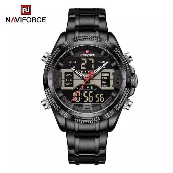 ساعت مچی مردانه نیوی فورس Naviforce NF 9201 B/B|باسلام