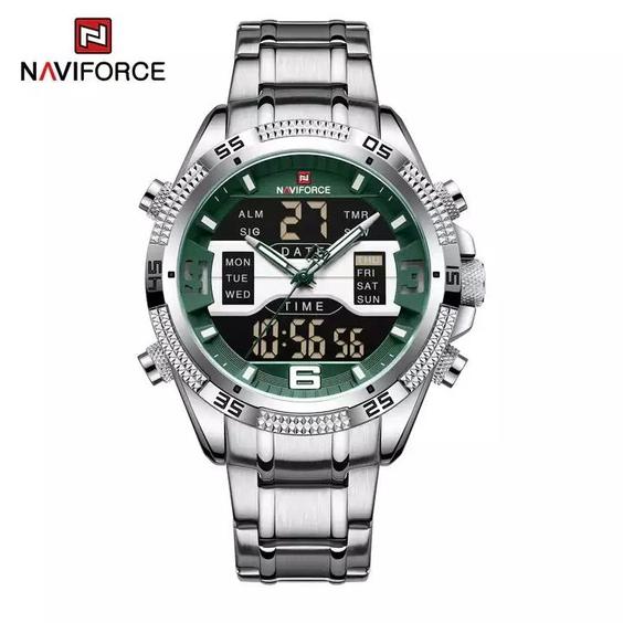 ساعت مچی مردانه نیوی فورس Naviforce NF 9201 S/GN|باسلام