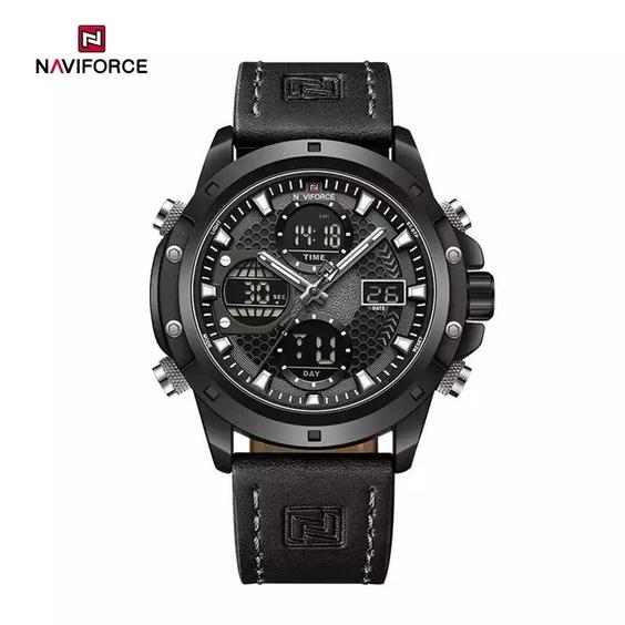 ساعت مچی مردانه نیوی فورس Naviforce NF 9225 G/GY/B|باسلام