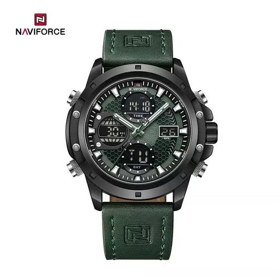 ساعت مچی مردانه نیوی فورس Naviforce NF 9225 B/GN/GN|باسلام