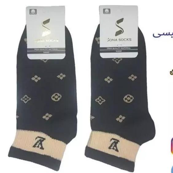 جوراب مچی کش انگلیسی زنانه کد W13-73پک (12 جفتی )|باسلام