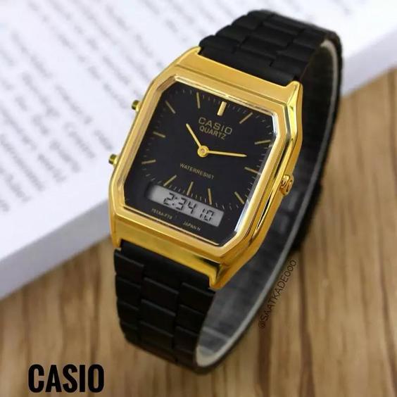 ساعت مچی مردانه کلاسیک دو زمانه کاسیو CASIO|باسلام