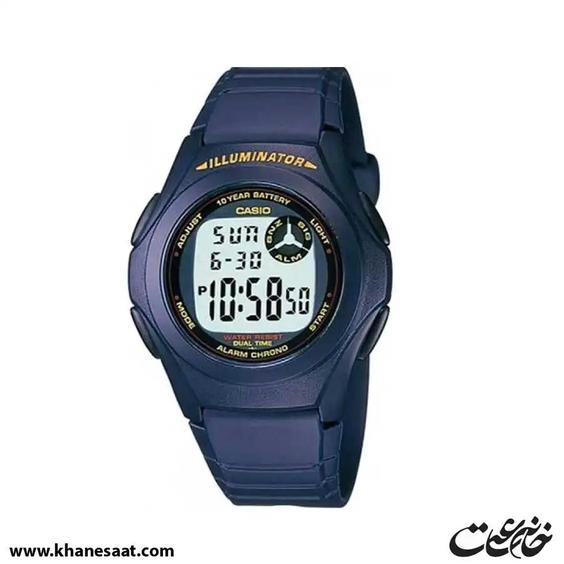 ساعت مچی پسرانه کاسیو مدل F-200W-2ADF|خانه ساعت