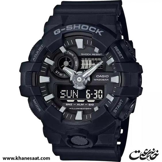 ساعت مچی مردانه جی شاک مدل GA-700-1B|خانه ساعت