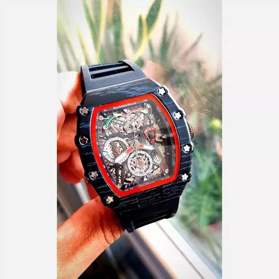 ساعت سه موتوره فعال ریچاردمیل richard mille کورنوگراف|باسلام (gorganwatchgallery)