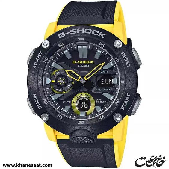 ساعت مچی مردانه جی شاک مدل GA-2000-1A9DR|خانه ساعت