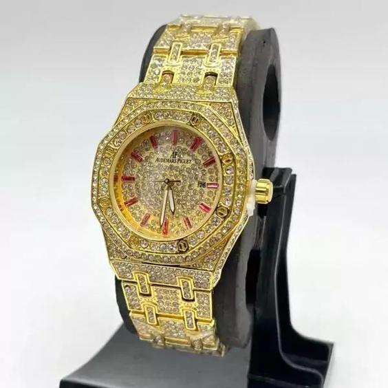    ساعت مچی عقربه ای فول نگین AUDEMARS PIGUET مدل 317|باسلام (Jazirewach)