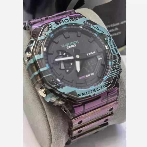 ساعت مچی جی شاک مدل G-SHOCK GM2100ساعت جهانی  |باسلام (اَلماس شب)