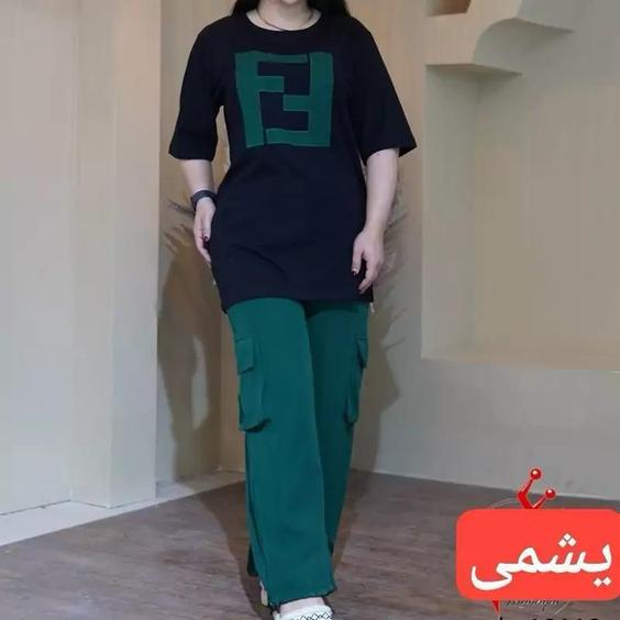 ست بلوز شلوار کارگو اسپرت613506|باسلام (sanyasshop)