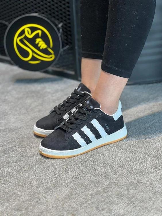 کفش کتونی اسپرت آدیداس (Adidas) کامپوس (Campus) زنانه و مردانه رنگ مشکی|کیانی