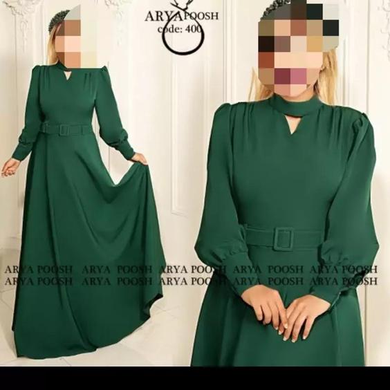 ماکسی زنانه مجلسی مازراتی پیراهن زنانه سایربندی 38تا52|باسلام (dina shop)