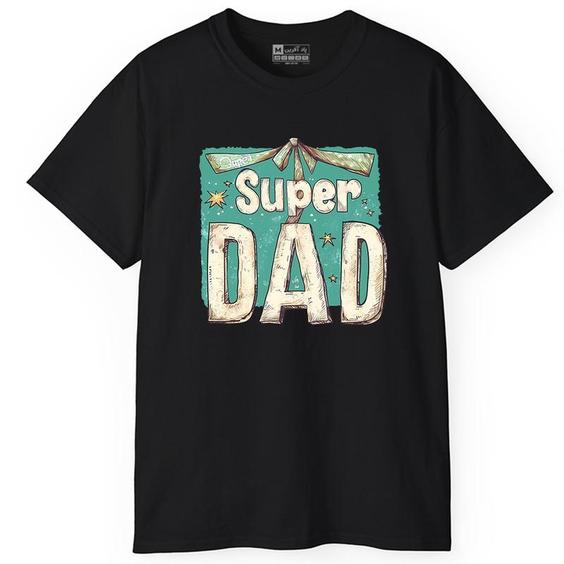 تی شرت آستین کوتاه مردانه پاد آفرین مدل پدر طرح Super Dad کد PT111|دیجی کالا