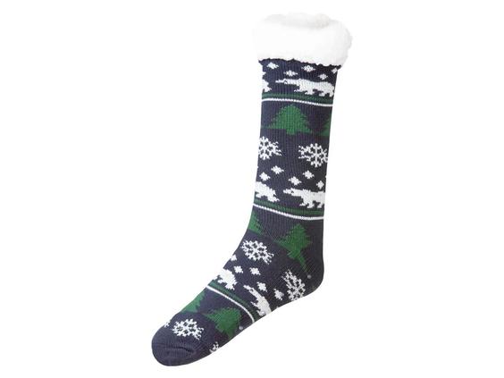 جوراب روفرشی مردانه برند لیورجی کد ۳۹۰۱۹۷۳ Mens house socks with teddy lining|کی استوک