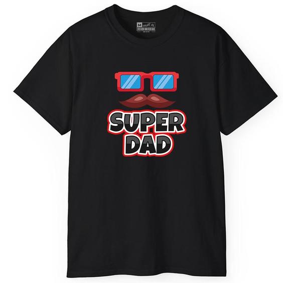 تی شرت آستین کوتاه مردانه پاد آفرین مدل پدر طرح Super Dad کد PT108|دیجی کالا