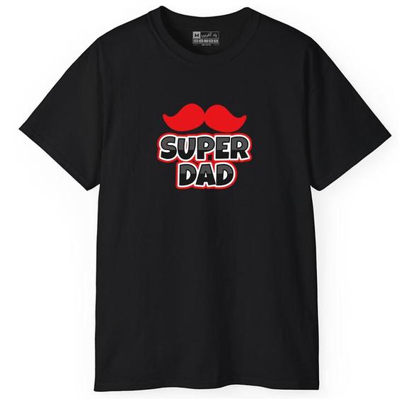 تی شرت آستین کوتاه مردانه پاد آفرین مدل پدر طرح Super Dad کد PT101|دیجی کالا