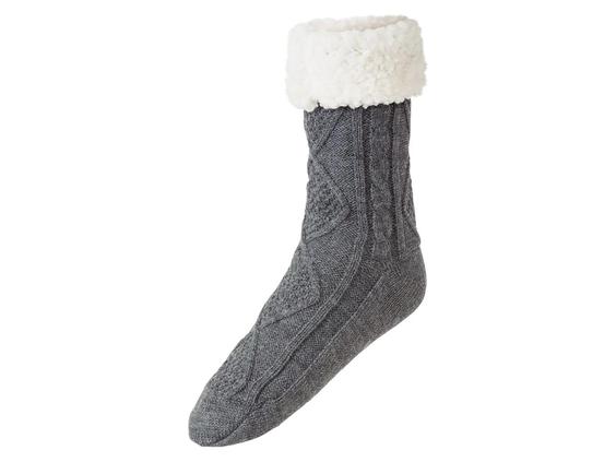 جوراب روفرشی مردانه برند لیورجی کد ۳۹۰۱۹۷ Mens house socks with teddy lining|کی استوک