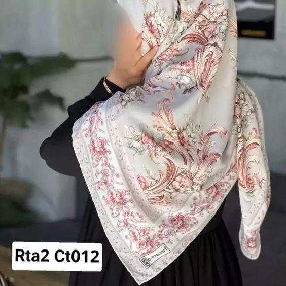 روسری نخی کاستوم Rta2 Ct012 قواره 140|باسلام (☂️ باران💛❤💙ارسال رایگان هم داریم)