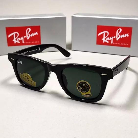 عینک آفتابی ریبن ویفرر Rayban 2140، ریبن ویفر شیشه سنگ،ارسال رایگان،مشکی|باسلام (عینک بی نهایت)