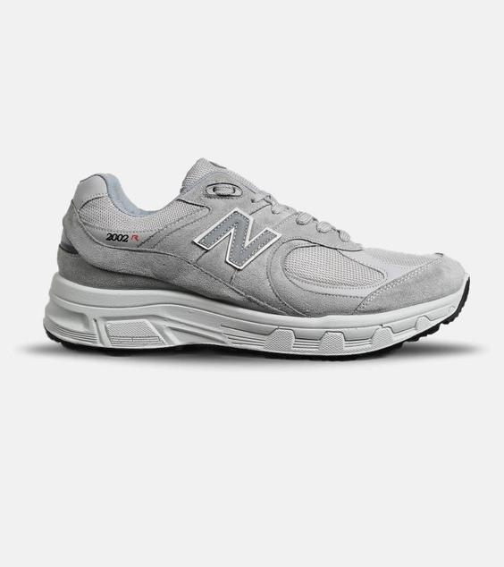 کفش کتانی بزرگ پا طوسی NEW BALANCE 2002R مدل 6573|لوزی