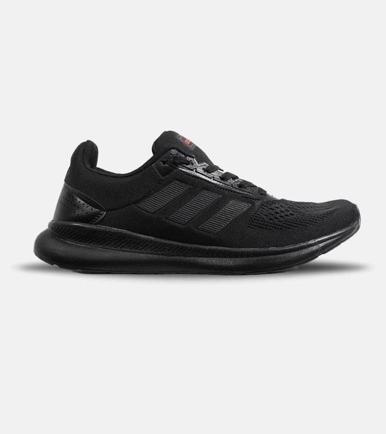 کفش کتانی بزرگ پا مشکی هولوگرامی ADIDAS cloud foam مدل 6498|لوزی