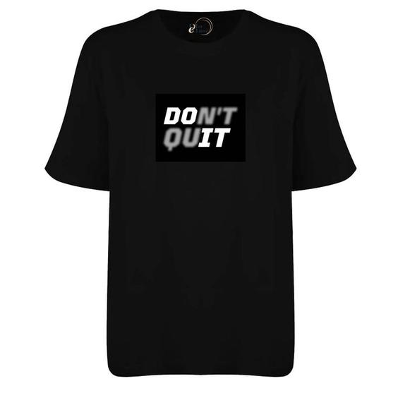 تی شرت آستین کوتاه مردانه مدل don't quit|دیجی کالا