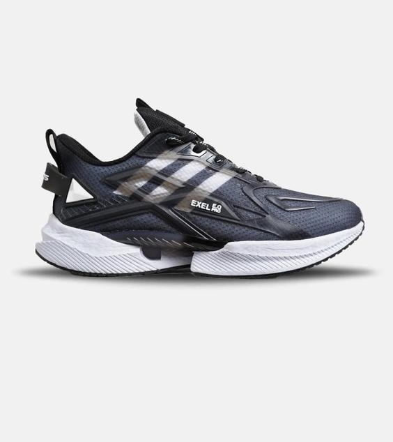 کفش کتانی مردانه و زنانه مشکی سفید Adidas SUPERNOVA 3 مدل 6438|لوزی