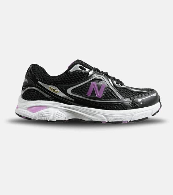 کفش کتانی مردانه و زنانه مشکی بنفش NEW BALANCE 1064 V.2 مدل 6364|لوزی