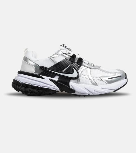 کفش کتانی مردانه و زنانه سفید طوسی مشکی Nike cushlon مدل 6535|لوزی