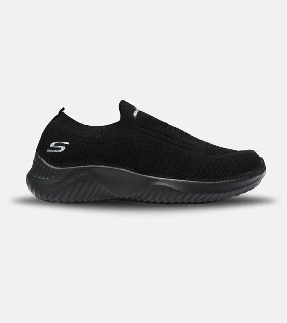 کفش کتانی طبی ورزشی مشکی SKECHERS GHOST مدل 6320|لوزی